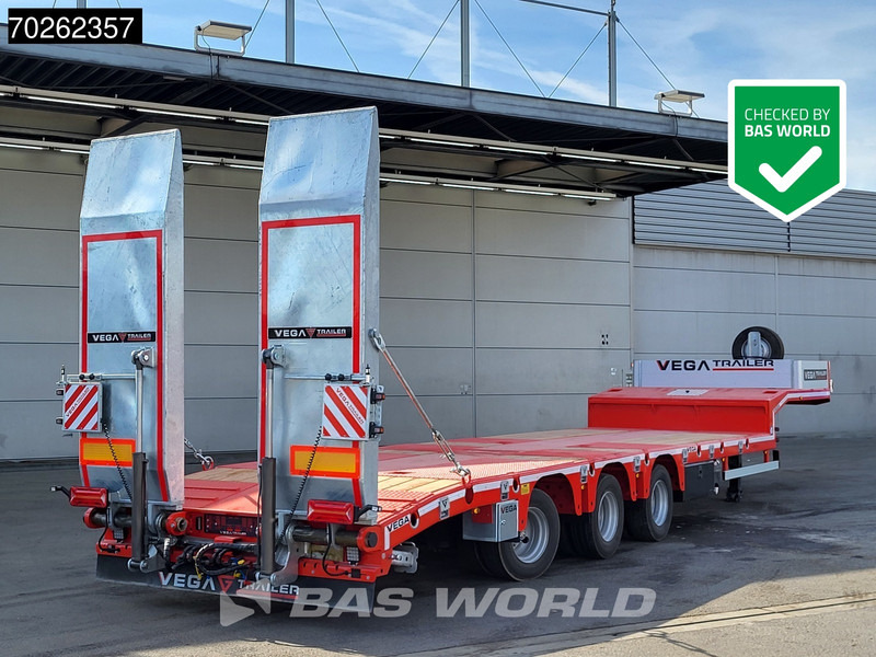 Vega Lowbed 2 axles NEW Hydr. Ramps. Lift+Steering Axle - Dieplader oplegger: afbeelding 1 Vega Lowbed 2 axles NEW Hydr. Ramps. Lift+Steering Axle - Dieplader oplegger: afbeelding 1
