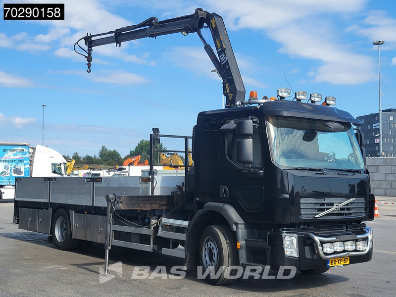 Volvo FE 240 4X2 HMF 760 K2 Kran Crane Remote control Manual Euro 5 - Vrachtwagen met open laadbak, Kraanwagen: afbeelding 3 Volvo FE 240 4X2 HMF 760 K2 Kran Crane Remote control Manual Euro 5 - Vrachtwagen met open laadbak, Kraanwagen: afbeelding 3