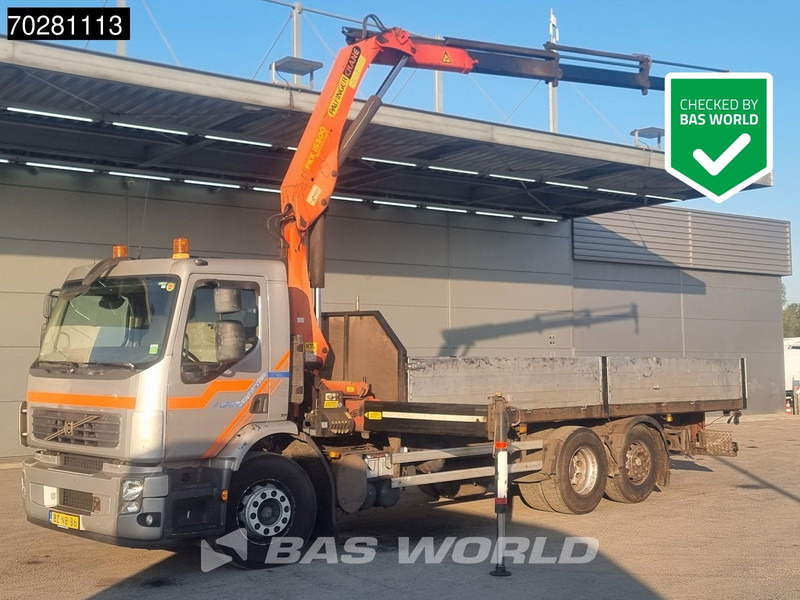 Volvo FE 280 6X2 NL-Truck Palfinger PK15500 Kran Crane Manual Liftachse Euro 4 - Vrachtwagen met open laadbak, Kraanwagen: afbeelding 1 Volvo FE 280 6X2 NL-Truck Palfinger PK15500 Kran Crane Manual Liftachse Euro 4 - Vrachtwagen met open laadbak, Kraanwagen: afbeelding 1