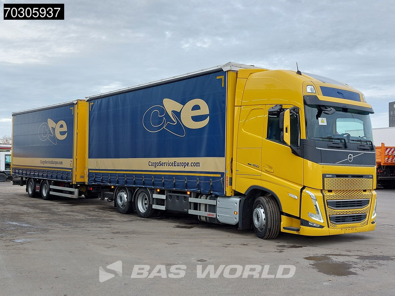 Volvo FH 460 6X2 Curtainsider Combi LNG Engine Sliding roof I-Park cool VEB+ - Schuifzeilen vrachtwagen: afbeelding 3 Volvo FH 460 6X2 Curtainsider Combi LNG Engine Sliding roof I-Park cool VEB+ - Schuifzeilen vrachtwagen: afbeelding 3