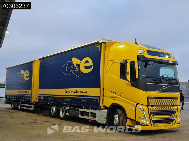 Volvo FH 460 6X2 Curtainsider Combi LNG Engine Sliding roof I-Park cool VEB+ - Schuifzeilen vrachtwagen: afbeelding 3 Volvo FH 460 6X2 Curtainsider Combi LNG Engine Sliding roof I-Park cool VEB+ - Schuifzeilen vrachtwagen: afbeelding 3