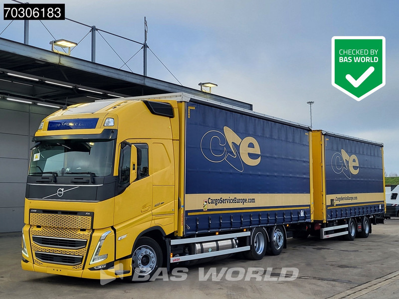 Volvo FH 460 6X2 Curtainsider Combi LNG Engine Sliding roof Lift Axle I-Park cool VEB+ - Schuifzeilen vrachtwagen: afbeelding 1 Volvo FH 460 6X2 Curtainsider Combi LNG Engine Sliding roof Lift Axle I-Park cool VEB+ - Schuifzeilen vrachtwagen: afbeelding 1