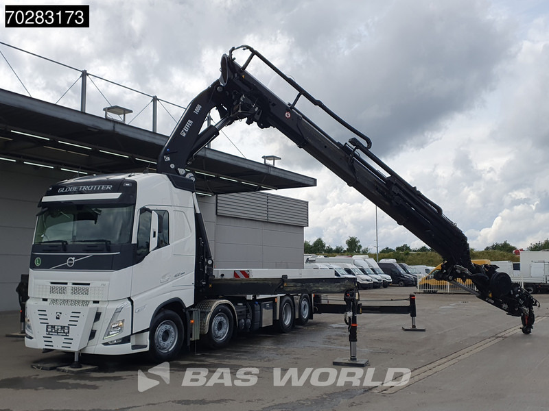 Volvo FH 460 8X2 Effer 1000 9S/6S Crane Kran Winch JIB Lift-Lenkachse Euro 6 - Vrachtwagen met open laadbak, Kraanwagen: afbeelding 3 Volvo FH 460 8X2 Effer 1000 9S/6S Crane Kran Winch JIB Lift-Lenkachse Euro 6 - Vrachtwagen met open laadbak, Kraanwagen: afbeelding 3