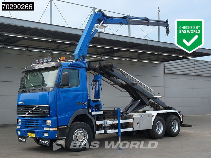 Volvo FH12 380 6X2 NL-Truck HMF 1463K2 Crane Steelsuspension Lift-Axle Manual Euro 3 - Haakarmsysteem vrachtwagen, Kraanwagen: afbeelding 1 Volvo FH12 380 6X2 NL-Truck HMF 1463K2 Crane Steelsuspension Lift-Axle Manual Euro 3 - Haakarmsysteem vrachtwagen, Kraanwagen: afbeelding 1