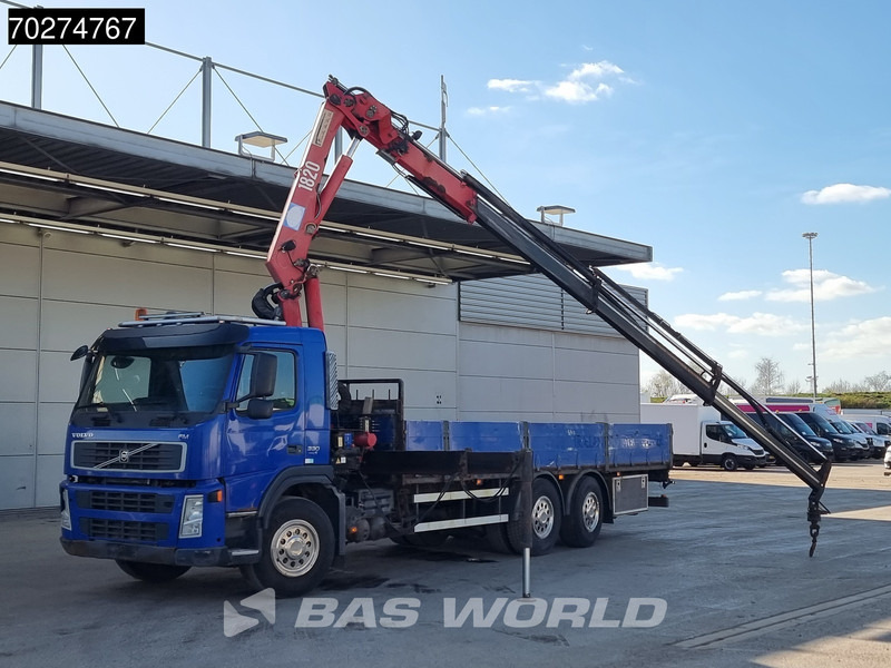 Volvo FM 330 6X2 HMF 1820 K3 Kran Crane Lift+Steering Axle Xenon Euro 5 - Vrachtwagen met open laadbak, Kraanwagen: afbeelding 5 Volvo FM 330 6X2 HMF 1820 K3 Kran Crane Lift+Steering Axle Xenon Euro 5 - Vrachtwagen met open laadbak, Kraanwagen: afbeelding 5
