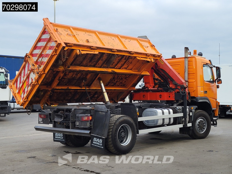 Volvo FM 340 FM 4X4 4x4 Crane Palfinger PK10501 Tipper Big-Axle Full Steel - Kipper vrachtwagen, Kraanwagen: afbeelding 2 Volvo FM 340 FM 4X4 4x4 Crane Palfinger PK10501 Tipper Big-Axle Full Steel - Kipper vrachtwagen, Kraanwagen: afbeelding 2