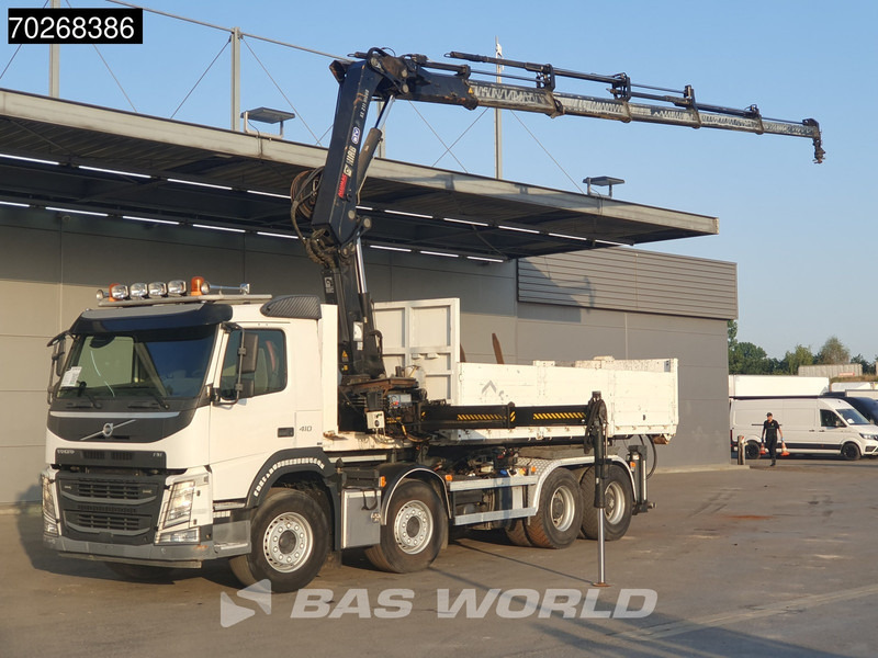 Volvo FM 410 8X4 211EP-5 HIDUO Kran Crane Steel suspension Big-Axle VEB Euro 6 - Haakarmsysteem vrachtwagen, Kraanwagen: afbeelding 1 Volvo FM 410 8X4 211EP-5 HIDUO Kran Crane Steel suspension Big-Axle VEB Euro 6 - Haakarmsysteem vrachtwagen, Kraanwagen: afbeelding 1