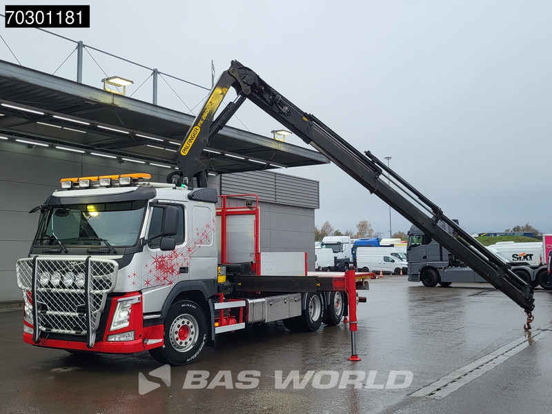 Volvo FM 410 FM 6X2 Palfinger PK 26002-EH E Kran Crane Lift +steering axle Automatic Euro 6 - Vrachtwagen met open laadbak, Kraanwagen: afbeelding 5 Volvo FM 410 FM 6X2 Palfinger PK 26002-EH E Kran Crane Lift +steering axle Automatic Euro 6 - Vrachtwagen met open laadbak, Kraanwagen: afbeelding 5