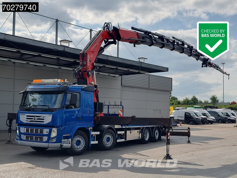 Volvo FM 450 8X2 FASSI 100 Ton/Meter Crane Kran 7 + 6 Jib Lift+steering Axle Euro 5 - Vrachtwagen met open laadbak, Kraanwagen: afbeelding 1 Volvo FM 450 8X2 FASSI 100 Ton/Meter Crane Kran 7 + 6 Jib Lift+steering Axle Euro 5 - Vrachtwagen met open laadbak, Kraanwagen: afbeelding 1