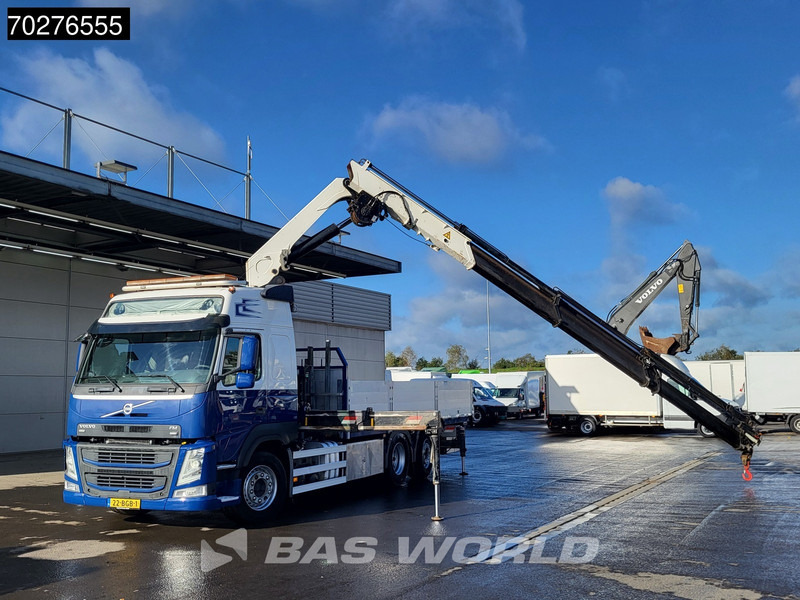 Vrachtwagen met open laadbak, Kraanwagen Volvo FM 500 FM 6X2 NL-Truck HMF 3220-K7 Kran Crane Winch Lift+Steering-Axle Euro 6: afbeelding 6 Vrachtwagen met open laadbak, Kraanwagen Volvo FM 500 FM 6X2 NL-Truck HMF 3220-K7 Kran Crane Winch Lift+Steering-Axle Euro 6: afbeelding 6