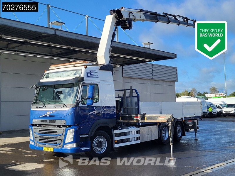 Volvo FM 500 FM 6X2 NL-Truck HMF 3220-K7 Kran Crane Winch Lift+Steering-Axle Euro 6 - Vrachtwagen met open laadbak, Kraanwagen: afbeelding 1 Volvo FM 500 FM 6X2 NL-Truck HMF 3220-K7 Kran Crane Winch Lift+Steering-Axle Euro 6 - Vrachtwagen met open laadbak, Kraanwagen: afbeelding 1