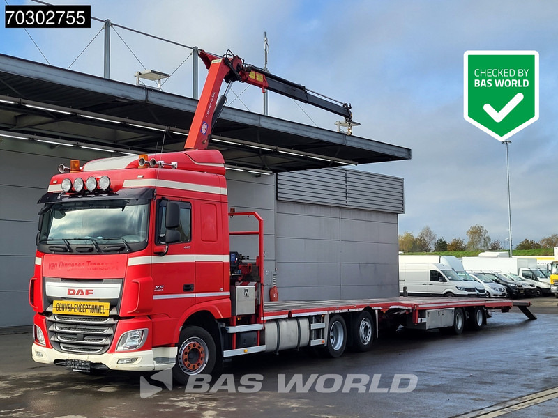 DAF XF 440 XF 6X2 NL-Truck Transporter APK HMF 900-K2 crane Winch Lift-Lenkachse Euro 6 - Vrachtwagen, Kraanwagen: afbeelding 1 DAF XF 440 XF 6X2 NL-Truck Transporter APK HMF 900-K2 crane Winch Lift-Lenkachse Euro 6 - Vrachtwagen, Kraanwagen: afbeelding 1