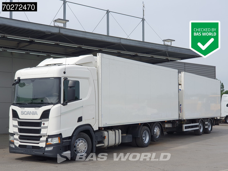 Scania R410 6X2 Carrier Supra 1250 Multi temp Retarder Ladebordwand Liftachse Euro 6 - Vrachtwagen: afbeelding 1 Scania R410 6X2 Carrier Supra 1250 Multi temp Retarder Ladebordwand Liftachse Euro 6 - Vrachtwagen: afbeelding 1