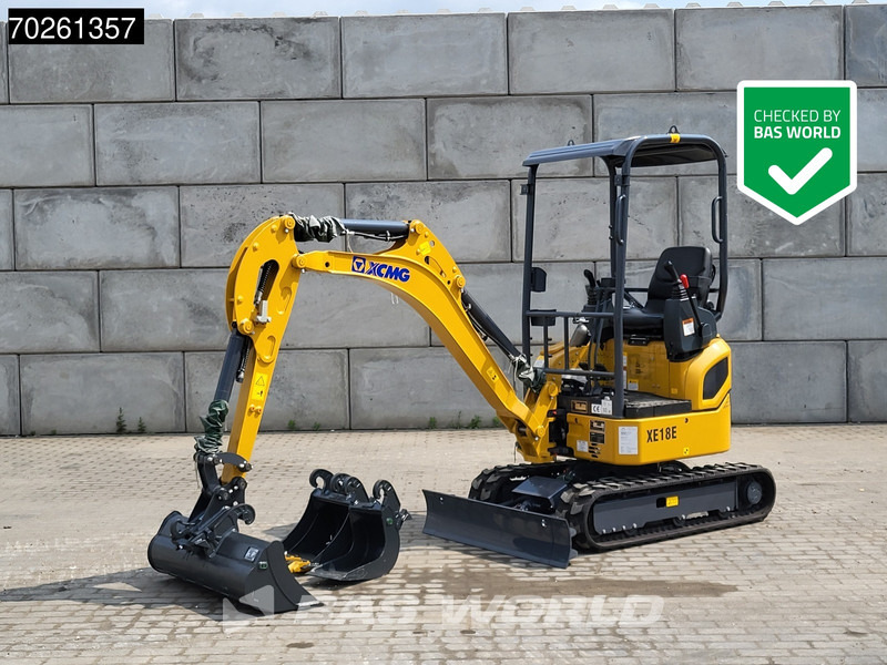 XCMG XE18 E 2 YEARS FACTORY WARRANTY - KUBOTA ENGINE - Minigraafmachine: afbeelding 1 XCMG XE18 E 2 YEARS FACTORY WARRANTY - KUBOTA ENGINE - Minigraafmachine: afbeelding 1