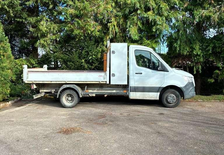 Mercedes Sprinter - Kipper vrachtwagen: afbeelding 1 Mercedes Sprinter - Kipper vrachtwagen: afbeelding 1