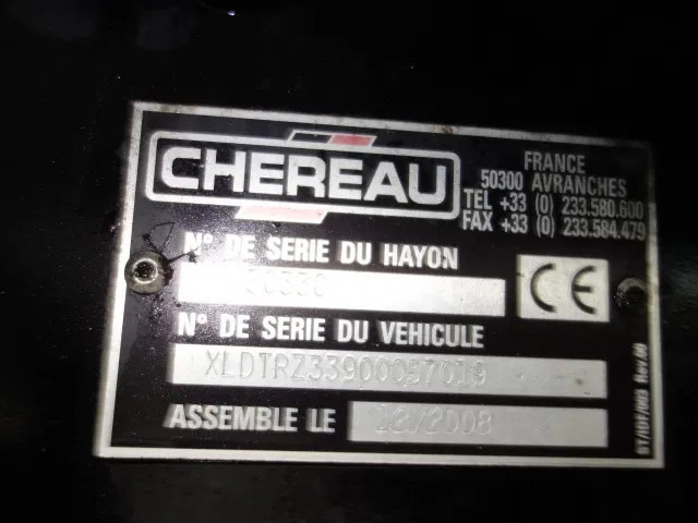 Koelwagen oplegger Chereau 3 AXEL,2 ASSENGESTUURD,1 LIFTAS,APK GEKEURD: afbeelding 20 Koelwagen oplegger Chereau 3 AXEL,2 ASSENGESTUURD,1 LIFTAS,APK GEKEURD: afbeelding 20