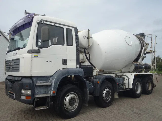 MAN TGA 35.360 8X4 MIXER STEEL SPRINGS BIG AXELS MANUAL FEUL POMP - Betonmixer: afbeelding 2 MAN TGA 35.360 8X4 MIXER STEEL SPRINGS BIG AXELS MANUAL FEUL POMP - Betonmixer: afbeelding 2