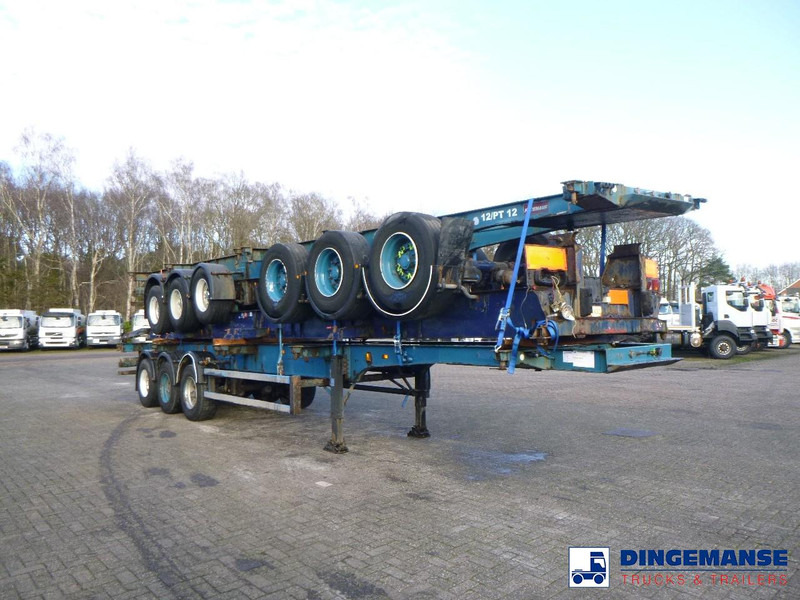 Crane Fruehauf Stack - 3 x container trailer 20-20-30-40 ft - Containertransporter/ Wissellaadbak oplegger: afbeelding 2 Crane Fruehauf Stack - 3 x container trailer 20-20-30-40 ft - Containertransporter/ Wissellaadbak oplegger: afbeelding 2