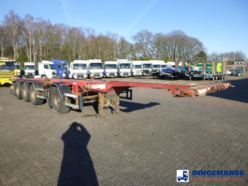 D-Tec 4-axle container combi trailer (3 + 1 axles) 20-30-40-45 ft - Containertransporter/ Wissellaadbak oplegger: afbeelding 2 D-Tec 4-axle container combi trailer (3 + 1 axles) 20-30-40-45 ft - Containertransporter/ Wissellaadbak oplegger: afbeelding 2