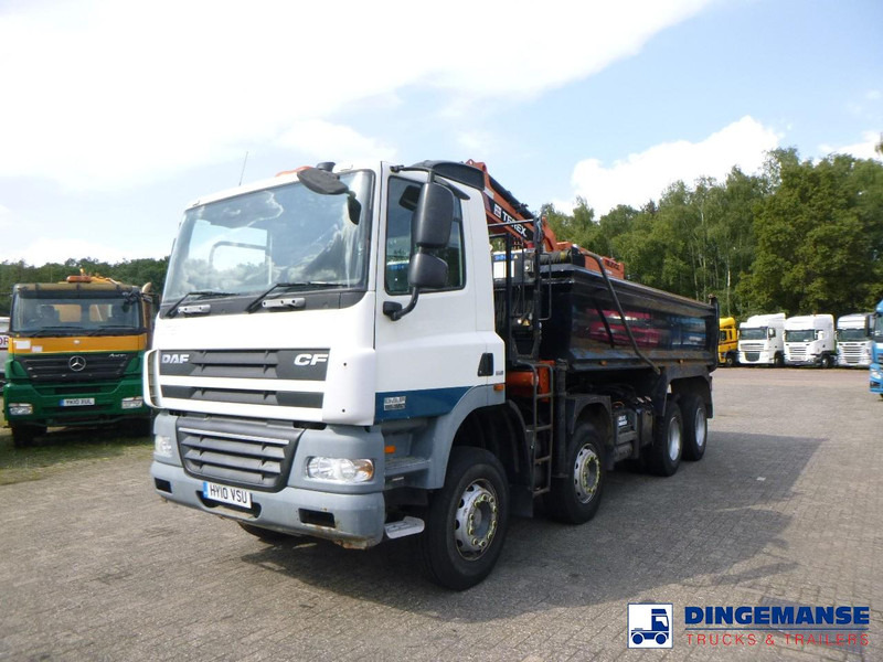DAF CF 85.360 8X4 RHD tipper + Terex 118.2 VGL-A15 - Kraanwagen: afbeelding 5 DAF CF 85.360 8X4 RHD tipper + Terex 118.2 VGL-A15 - Kraanwagen: afbeelding 5