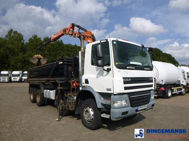 DAF CF 85.360 8X4 RHD tipper + Terex 118.2 VGL-A15 - Kraanwagen: afbeelding 2 DAF CF 85.360 8X4 RHD tipper + Terex 118.2 VGL-A15 - Kraanwagen: afbeelding 2
