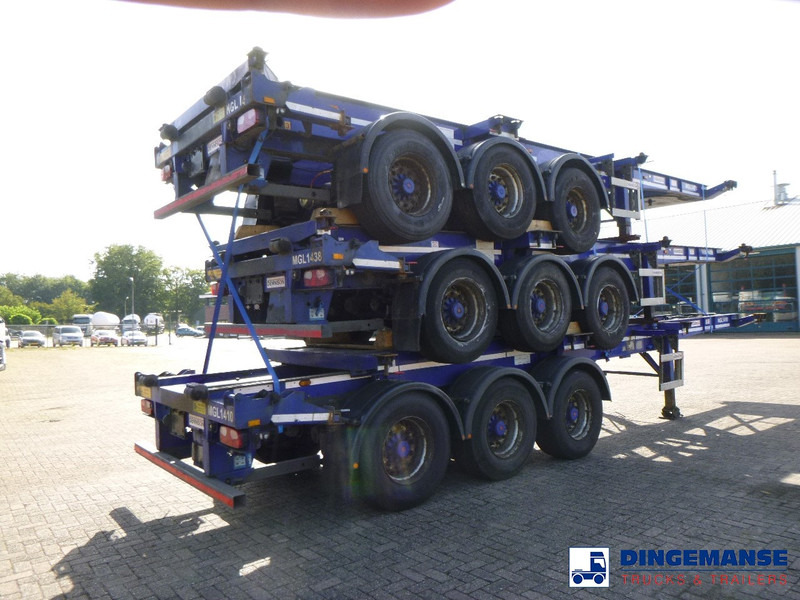 Dennison Stack - 3 x container trailer 20-30-40-45 ft - Containertransporter/ Wissellaadbak vrachtwagen: afbeelding 4 Dennison Stack - 3 x container trailer 20-30-40-45 ft - Containertransporter/ Wissellaadbak vrachtwagen: afbeelding 4