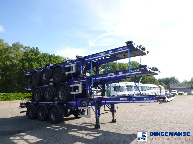 Dennison Stack - 3 x container trailer 20-30-40-45 ft - Containertransporter/ Wissellaadbak vrachtwagen: afbeelding 2 Dennison Stack - 3 x container trailer 20-30-40-45 ft - Containertransporter/ Wissellaadbak vrachtwagen: afbeelding 2
