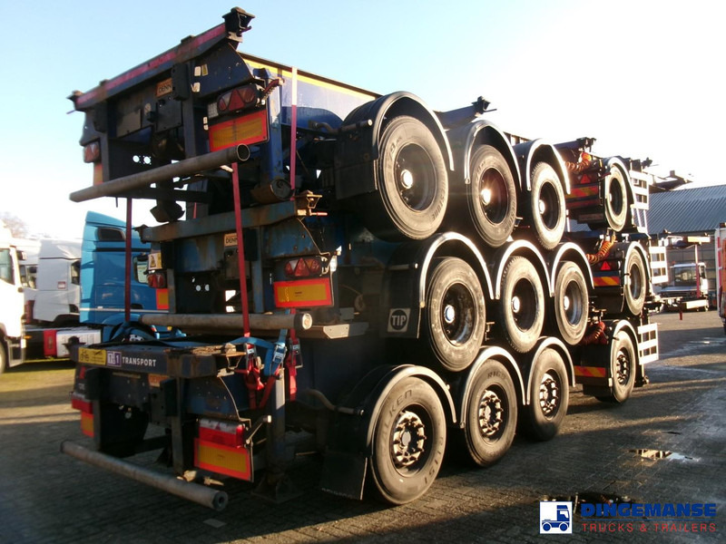 Dennison Stack - 3 x splitter container chassis 20-30-40-45 ft - Containertransporter/ Wissellaadbak oplegger: afbeelding 4 Dennison Stack - 3 x splitter container chassis 20-30-40-45 ft - Containertransporter/ Wissellaadbak oplegger: afbeelding 4