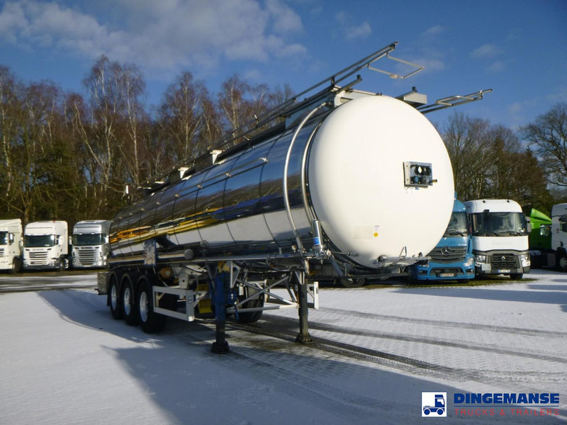 Feldbinder Chemical tank inox L4BH 30 m3 / 1 comp + pump - Tankoplegger: afbeelding 2 Feldbinder Chemical tank inox L4BH 30 m3 / 1 comp + pump - Tankoplegger: afbeelding 2