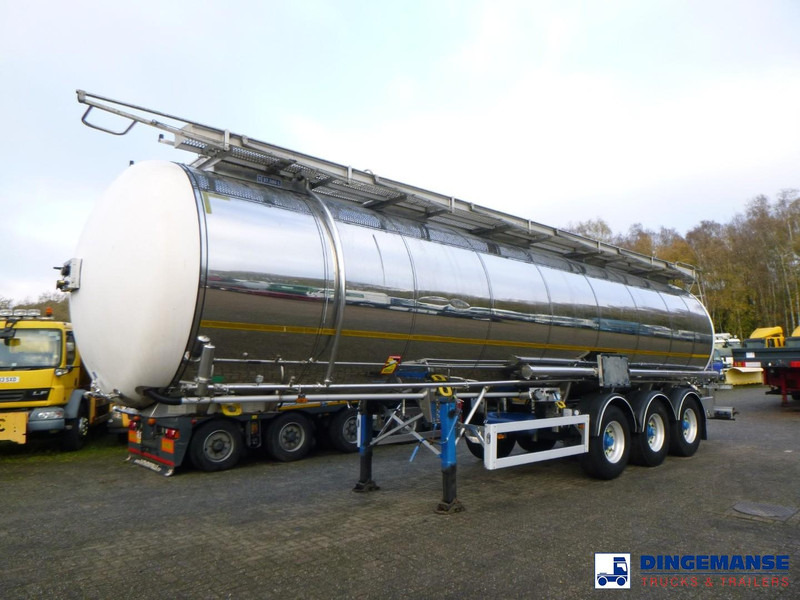 Feldbinder Chemical tank inox L4BH 37.5 m3 / 1 comp - Tankoplegger: afbeelding 1 Feldbinder Chemical tank inox L4BH 37.5 m3 / 1 comp - Tankoplegger: afbeelding 1