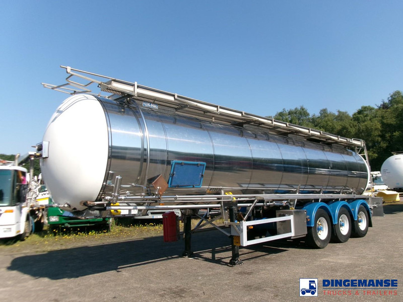 Feldbinder Chemical tank (non-ADR) inox 30 m3 / 1 comp + pump - Tankoplegger: afbeelding 1 Feldbinder Chemical tank (non-ADR) inox 30 m3 / 1 comp + pump - Tankoplegger: afbeelding 1