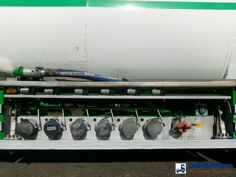 Tankoplegger Feldbinder Fuel tank alu 42 m3 / / 6 comp + pump: afbeelding 11