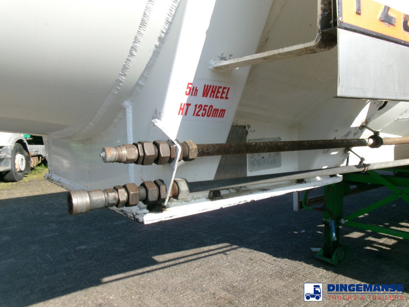 Tankoplegger Feldbinder Fuel tank alu 42 m3 / / 6 comp + pump: afbeelding 14