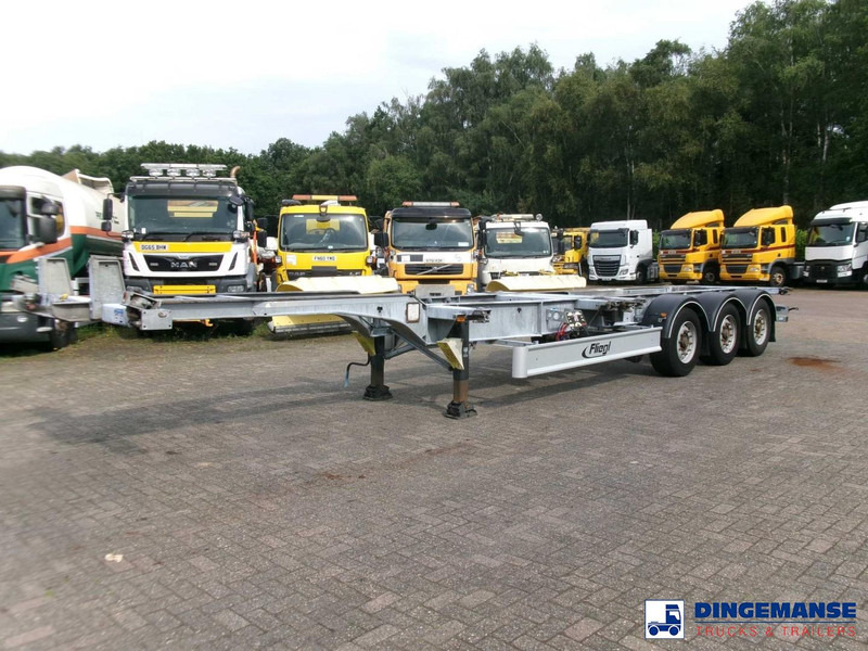Fliegl 3-axle container trailer 45 ft - Containertransporter/ Wissellaadbak oplegger: afbeelding 1 Fliegl 3-axle container trailer 45 ft - Containertransporter/ Wissellaadbak oplegger: afbeelding 1