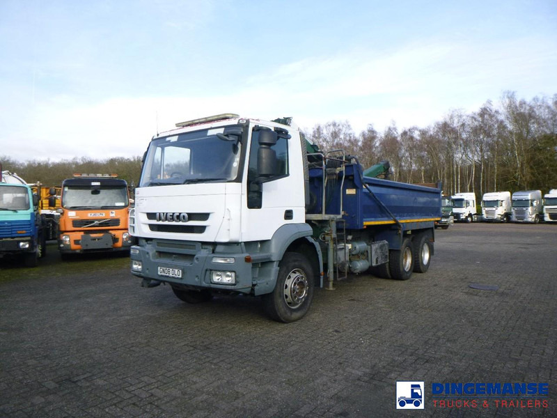 Iveco AD260T33 6X4 RHD tipper + HMF crane - Kraanwagen: afbeelding 5 Iveco AD260T33 6X4 RHD tipper + HMF crane - Kraanwagen: afbeelding 5
