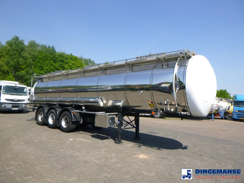 LAG Chemical tank inox 30 m3 / 1 comp - Tankoplegger: afbeelding 2 LAG Chemical tank inox 30 m3 / 1 comp - Tankoplegger: afbeelding 2