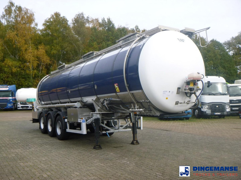 LAG Food tank inox 32 m3 / 3 comp + pump - Tankoplegger: afbeelding 2 LAG Food tank inox 32 m3 / 3 comp + pump - Tankoplegger: afbeelding 2