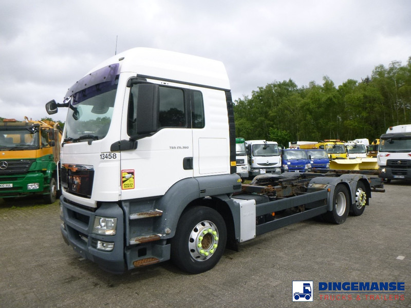MAN TGS 26.360 Euro 5 6x2 chassis 20 ft + ADR - Chassis vrachtwagen: afbeelding 1 MAN TGS 26.360 Euro 5 6x2 chassis 20 ft + ADR - Chassis vrachtwagen: afbeelding 1