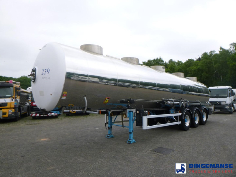 Magyar Chemical tank inox 33 m3 / 1 comp - Tankoplegger: afbeelding 1 Magyar Chemical tank inox 33 m3 / 1 comp - Tankoplegger: afbeelding 1