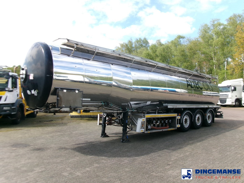 Magyar Heavy oil tank inox 37 m3 / 5 comp + pump - Tankoplegger: afbeelding 1 Magyar Heavy oil tank inox 37 m3 / 5 comp + pump - Tankoplegger: afbeelding 1