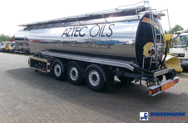 Magyar Heavy oil tank inox 37 m3 / 5 comp + pump - Tankoplegger: afbeelding 3 Magyar Heavy oil tank inox 37 m3 / 5 comp + pump - Tankoplegger: afbeelding 3