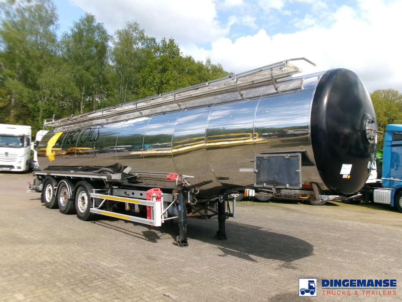 Magyar Heavy oil tank inox 37 m3 / 5 comp + pump - Tankoplegger: afbeelding 2 Magyar Heavy oil tank inox 37 m3 / 5 comp + pump - Tankoplegger: afbeelding 2