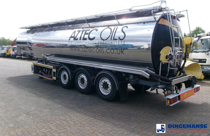 Magyar Heavy oil tank inox 37 m3 / 5 comp + pump - Tankoplegger: afbeelding 3 Magyar Heavy oil tank inox 37 m3 / 5 comp + pump - Tankoplegger: afbeelding 3