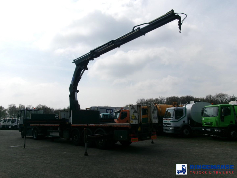 Massey Platform trailer + HMF 4720 K3 crane - Vlakke/ Open oplegger: afbeelding 3 Massey Platform trailer + HMF 4720 K3 crane - Vlakke/ Open oplegger: afbeelding 3