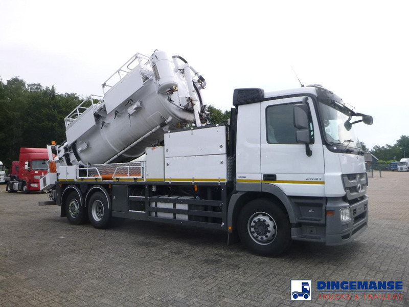 Mercedes-Benz Actros 2541 6x2 RHD E5 Huwer vacuum tank / hydrocureur 12 m3 - Vacuümwagen: afbeelding 2 Mercedes-Benz Actros 2541 6x2 RHD E5 Huwer vacuum tank / hydrocureur 12 m3 - Vacuümwagen: afbeelding 2