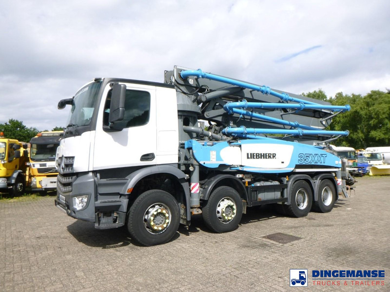 Mercedes-Benz Arocs 8x4 Liebherr 35 XXT concrete pump 35 m - Betonpomp: afbeelding 1 Mercedes-Benz Arocs 8x4 Liebherr 35 XXT concrete pump 35 m - Betonpomp: afbeelding 1