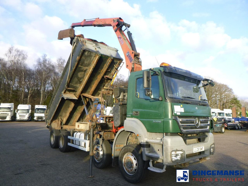 Mercedes-Benz Axor 3236 8x4 RHD tipper + Hiab 1283 DK-2 Duo - Kraanwagen: afbeelding 2 Mercedes-Benz Axor 3236 8x4 RHD tipper + Hiab 1283 DK-2 Duo - Kraanwagen: afbeelding 2
