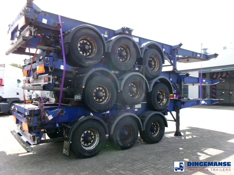 Montracon Stack - 3 x container chassis 20-30-40-45 ft - Containertransporter/ Wissellaadbak oplegger: afbeelding 3 Montracon Stack - 3 x container chassis 20-30-40-45 ft - Containertransporter/ Wissellaadbak oplegger: afbeelding 3