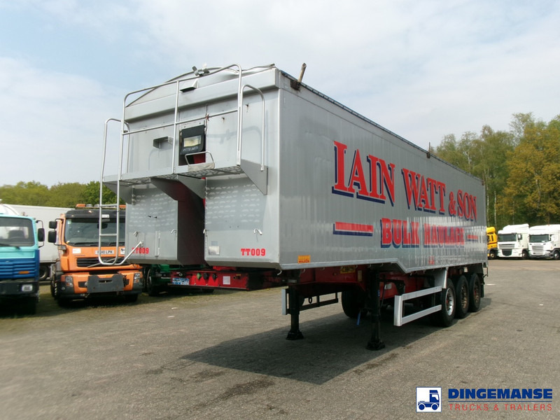 Montracon Tipper trailer alu 55 m3 + tarpaulin - Kipper oplegger: afbeelding 1 Montracon Tipper trailer alu 55 m3 + tarpaulin - Kipper oplegger: afbeelding 1