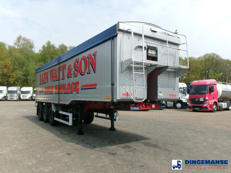 Montracon Tipper trailer alu 55 m3 + tarpaulin - Kipper oplegger: afbeelding 2 Montracon Tipper trailer alu 55 m3 + tarpaulin - Kipper oplegger: afbeelding 2